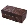 Beautifully Handcrafted Sliding Wooden Decorative Jewellery Storage Box, 6 image
