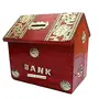 Red Wooden Money Bank for Kids, 3 image
