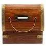 Wooden Money Bank Box Shape/Coin Bank/Piggy Bank (Brown), 5 image
