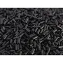 Opaque Black Pipe/Bugle Beads/Glass Seed Beads (6.0 mm) (100 Grams) Standard Quality for  Jewellery Making Beading Arts and Crafts and Embroidery., 2 image