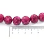 14 mm Magenta Jade Quartz Semi Precious Stones Pack of 1 String- for Jewellery Making Beading & Craft., 2 image