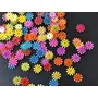 8 MM Orange Flower Shaped Sequins Sitara for Embroidery Work Art and Craft DIY Purpose 100 Grams, 2 image