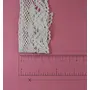 Off White Cotton Lace (1.5 Inches) (20 Metres) (Design 19)- Used for Trims Borders Embroidered Laces Applique Fabric lace Sewing Supplies Cotton Work lace., 3 image