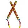 Multicolor Wooden Dandiya Sticks for Dance Garba Sticks Specially for Small Kids Or Pooja with Decorative Lace Small Size 5 Inches (Pack of 2 Pairs), 2 image