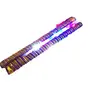 Multicolor Rajawadi Lighting Dandiya Garba Sticks LED Dandiya 14 Inches in Pair Pack of (1), 3 image