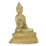 Brass Buddha Blessing Hand Statue with Tortoise Shaped Lamps Height 5.5 inch MN-Brass_Tortoise_Diya_combo1, 5 image