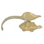 Handmade Indian Puja Brass Oil Lamp - Diya Lamp Tortoise Shaped Design MN-Brass_Tortoise_Diya, 2 image