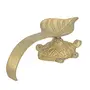 Handmade Indian Puja Brass Oil Lamp - Diya Lamp Tortoise Shaped Design MN-Brass_Tortoise_Diya, 3 image