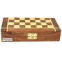 Wooden Handmade Standard Classic Chess Board Game Foldable Size 8 Inches, 4 image