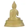 Brass Buddha Blessing Hand Statue with Tortoise Shaped Lamps Height 5.5 inch MN-Brass_Tortoise_Diya_combo1, 6 image