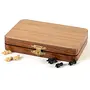 Travelers Handcrafted Wood Mini Chess Board (Brown 114), 2 image