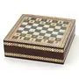 Handmade Rajasthani Gemstone Chessboard Game (210 Brown), 2 image