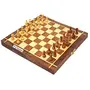 Folding Wooden Chess Board Set Game Handmade 12 Inches (Non - Magnetic), 3 image