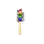 Colorful Wooden Rainbow Handle Jingle Bell Rattle Toys Pack of 2 Rattle, 6 image