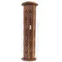 Wooden Sheesham Tower Octagonal Shaped Incense Stick Holder Cum Dhoop Holder, 3 image