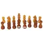 Collectible Folding Wooden Chess Game Board Set 8 inches with Magnetic Crafted Pieces, 6 image