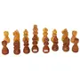 Collectible Folding Wooden Chess Game Board Set 10 inches with Magnetic Crafted Pieces, 6 image