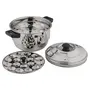 Butterfly Stainless Steel Multi Purpose Steamer with Mini Idli Plate and Multi Purpose Steamer Plate 2 Litre Silver, 3 image