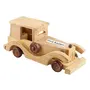 Wooden Classical Vintage Roof Car Jeep Toy, 3 image