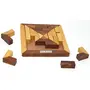 Handmade Indian Wood Jigsaw Puzzle - Wooden Tangram for Kids - Travel Game for Families - Unique Gift for Children, 5 image