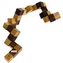 Wooden Adult Snake Cube Puzzle Handmade Gifts Kids Toys, 3 image