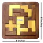 Wood Jigsaw Puzzle - Wooden Toys for Kids - Travel Games for Families - Unique Gifts for Children, 3 image