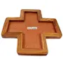 Handmade Indian 9-Pieces Plus Board Cross Jigsaw Puzzle Game - Wooden Toy Game - Brain Teaser, 4 image