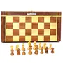 Wooden Handmade Standard Classic Chess Board Game Foldable Size 12 Inches, 4 image
