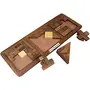 3 in 1 Wooden Blocks Jigsaw Plate Puzzles for Kids Gifts for Boys and Girls, 5 image