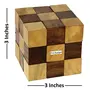 Wooden Adult Snake Cube Puzzle Handmade Gifts Kids Toys, 6 image