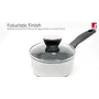 BERGNER Carbon TT Forged Aluminium Non-Stick Saucepan with Glass Lid 16 cm 1.3 Liters Induction Base Metallic Grey, 2 image
