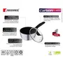 BERGNER Carbon TT Forged Aluminium Non-Stick Saucepan with Glass Lid 16 cm 1.3 Liters Induction Base Metallic Grey, 4 image