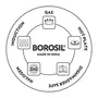Borosil Stainless Steel Flat Kadhai with lid Impact Bonded Tri-Ply Bottom 1.8 L Silver, 8 image