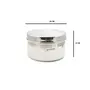 Coconut Hammered Stainless Steel Container/Storage Box/Deep Betha Dabba/Grocery Box - 1 Qty (4000 ML), 4 image