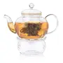 Calido Borosilicate Glass Tea Pot Warmer. The Perfect Support to Keep Your Teapot Always Warm for Office & Home Use, 2 image