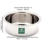 Coconut Stainless Steel (Heavy Guage) Nano Tope - Cook N Serveware-1 Unit - Capacity - 1800 ML, 4 image