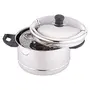 Coconut Stainless Steel Idly Cooker 4-Piece Silver, 6 image