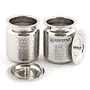 coconut Stainless Steel Ghee Pot Set 500 ml each Set of 2 Silver, 2 image