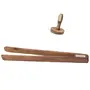 Wooden chimta and mesher Set, 3 image
