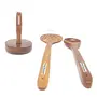 Brown Wooden Skimmer - 3 Pieces, 2 image