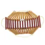 Wooden Bamboo Fruit & Vegetable Basket with Handle Buy 1 Get 1 Free, 2 image