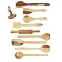 Wooden ladel Set (8 ladles+ 1 mesher+ 1 Rolling pin), 3 image