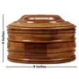 Wooden Antique Handcrafted Chapati Box, 5 image