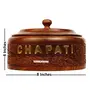 Wooden Chapati Box Casserole, 4 image