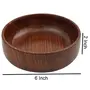 Wood Solid Decorative Bowl - Single Piece Brown, 3 image