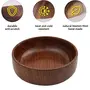 Wood Solid Decorative Bowl - Single Piece Brown, 4 image