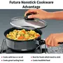Hawkins Futura Non-Stick Saute' Curry Pan with Glass Lid 3.25 Litres, 4 image
