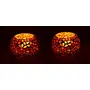Glass Mosaic Candle Votive VOT-34X34-3inch (Pack of 2), 2 image