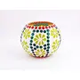Glass Mosaic Candle Votive VOT-55X55-4inch (Pack of 2), 3 image