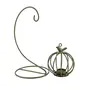 Candle Votive/Tea Light Holder/Metal Votive- Metal - Bird Cage - Golden, 2 image